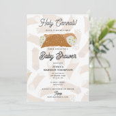 Invitation Holy Cannoli Funny Italian Baby Shower (Debout devant)