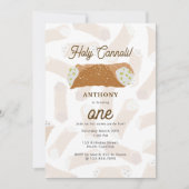 Invitation Holy Cannoli Funny Italian Birthday Party (Devant)