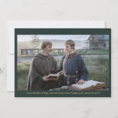 Invitation Holy Card | Saint Alcuin with Charlemagne (Devant)