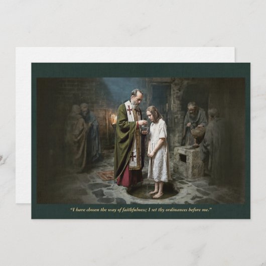 Invitation Holy Card | Saint Methodius with Ludmila (Devant / Derrière)