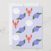 Invitation Homard côtier de Pinch Me Anniversaire (Dos)