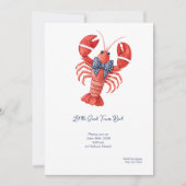 Invitation Homard de plage côtière d'été (Devant)