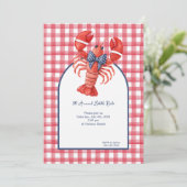 Invitation Homard d'été (Debout devant)