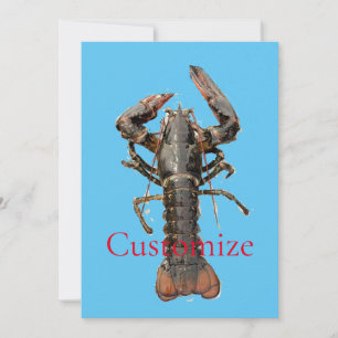 Invitation Homard frais du Maine Thunder_Cove