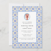 Invitation Homard nautique Amalfi Tiles (Devant)