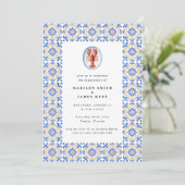 Invitation Homard nautique Amalfi Tiles (Debout devant)
