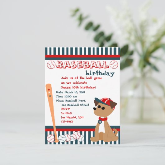 Invitation Home Run Doggie ! (Debout devant)