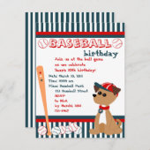 Invitation Home Run Doggie ! (Devant / Derrière)