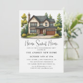 Invitation Home Sweet Home (Debout devant)