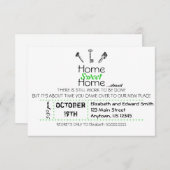 Invitation Home Sweet Home (Devant / Derrière)