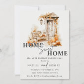 Invitation Home Sweet Home Fête de réchauffement ménager (Devant)