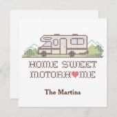 Invitation - Home Sweet Motor Home (Devant / Derrière)