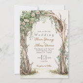 Invitation HOMESPUN - Mariage rustique (Devant)
