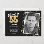 Invitation Hommage aux années 55e anniversaire Photo (Devant)