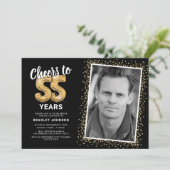 Invitation Hommage aux années 55e anniversaire Photo (Debout devant)