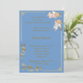 Invitation Hommage Baby shower (Debout devant)