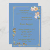 Invitation Hommage Baby shower (Devant / Derrière)