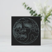Invitation homme dans la lune (Debout devant)