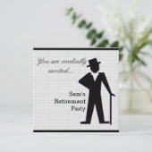 Invitation Homme de danse (Debout devant)