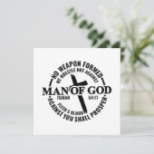 Invitation Homme de Dieu, Aucune Arme Formée Contre Moi Sera  (Debout devant)