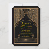 Invitation Homme de femme d'invitation de fête (Devant)