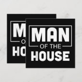 Invitation Homme De La Maison (Devant / Derrière)