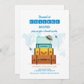 Invitation Homme lié à l'université (Devant / Derrière)