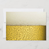 Invitation Homme N'Importe Quel Nombre Bière Anniversaire Inv (Dos)