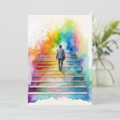 Invitation Homme Rainbow Stairs Sortant (Debout devant)