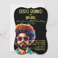 Homme Retro Rewind 50e Anniversaire Shindig Party