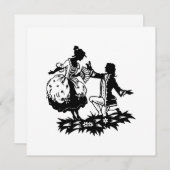 Invitation Homme victorien faisant une demande en mariage à u (Devant / Derrière)