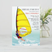 Invitation Homme Windsurf (Debout devant)