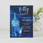 Invitation Hommes 50e anniversaire (Debout devant)