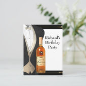 Invitation Hommes âgés à la perfection fête d'anniversaire (Debout devant)