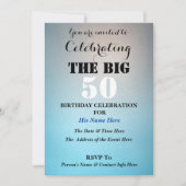 Invitation Hommes - Célébration du BIG 50 - (Devant)