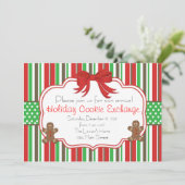 Invitation Hommes de pain de gingembre de l'échange de biscui (Debout devant)