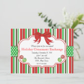 Invitation Hommes de pain de gingembre de l'échange d'ornemen (Debout devant)