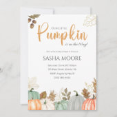 Invitation Hommes/Femmes Automne Baby shower Automne Invitati (Devant)