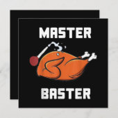 Invitation Hommes Femmes Master Baster Funny Turquie Baster M (Devant / Derrière)