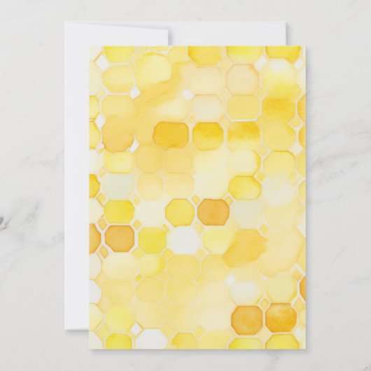 Invitation Honey Bee 4e anniversaire (Dos)