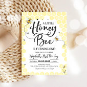 Invitation Honey Bee Anniversaire Bee 1er Anniversaire