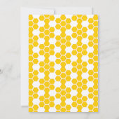 Invitation Honey Bee Hive Honey Comb First Birthday Invitatio (Dos)