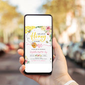 Invitation Honey Bee Party Abeille 1er Anniversaire Bumble An