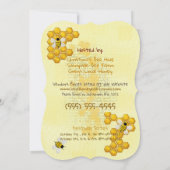 Invitation Honey Comb 3D Whimsey ÉVÉNEMENT ENTREPRISE (Dos)