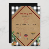 Invitation Honey Do Couples Wedding shower III (Devant / Derrière)