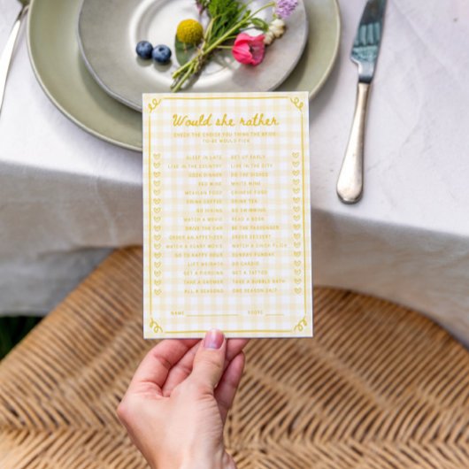 Invitation Honey Fête des mariées Voudrait-Elle Plutôt Game C