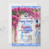 Invitation Honey Honey Floral Bachelorette Party Itinerary (Devant)