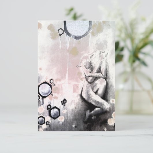 Invitation honeycoma (Debout devant)