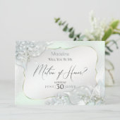 Invitation Honeydew Shimmer Serez-vous mon chef d'honneur (Debout devant)