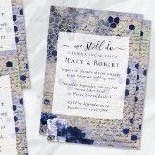 Invitation Honeypeb Floral Nous faisons encore Vow Renouvelle